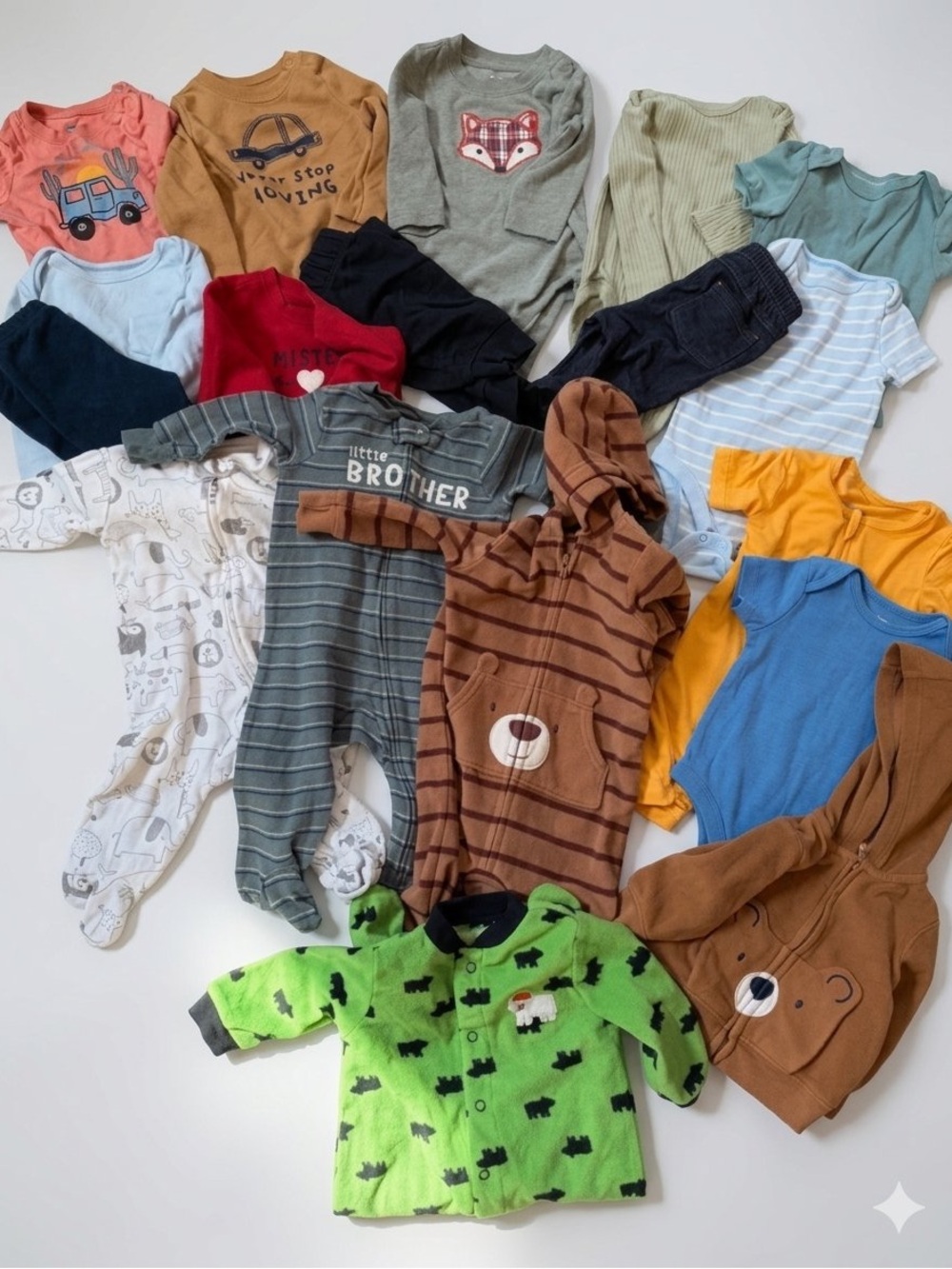 17 piece 3 months up to 6 month bundle